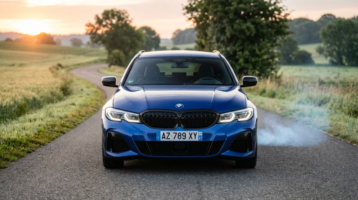 pourquoi ma voiture fume bleu