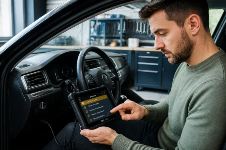 pourquoi le voyant moteur clignote