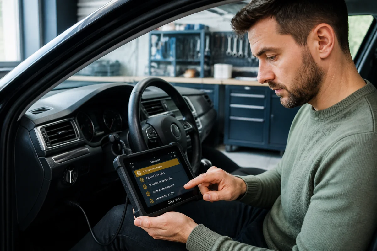 pourquoi le voyant moteur clignote